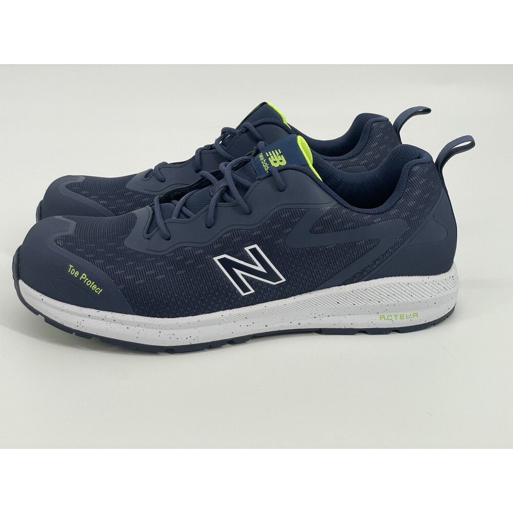 New Balance Logic Mens 14 Composite Toe Work Shoes Navy EH SR Safety NEW
